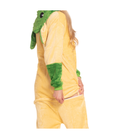 Piżama Damska Kombinezon Kigurumi Onesie Star Wars Yoda Żółty