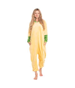 Piżama Damska Kombinezon Kigurumi Onesie Star Wars Yoda Żółty