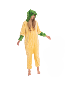 Piżama Damska Kombinezon Kigurumi Onesie Star Wars Yoda Żółty
