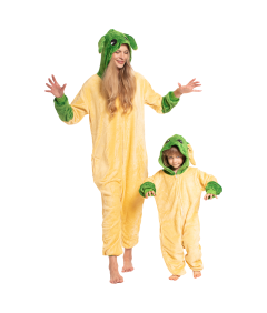 Piżama Damska Kombinezon Kigurumi Onesie Star Wars Yoda Żółty