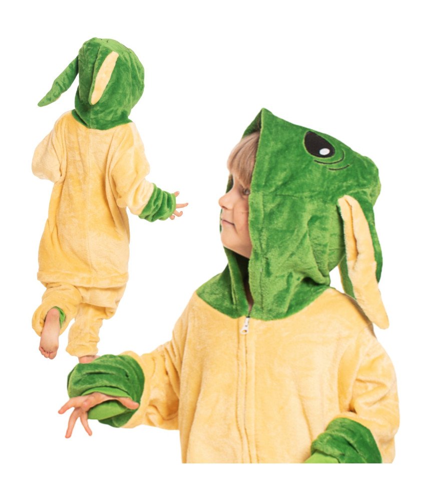 Piżama Dla Dzieci Dziecięca Kigurumi Onesie Star Wars Yoda Żółty