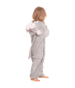 Otroška pižama Kigurumi pajac kostum Miška Siva