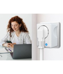 Inteligentne Gniazdko Watomierz Timer Programator Wifi Smart Na Głos
