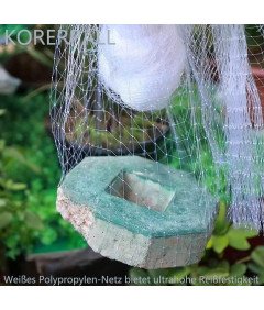 Siatka Ochronna Dla Kota Na Balkon Okno 5 x 5 m Przezroczysta Bez Wiercenia