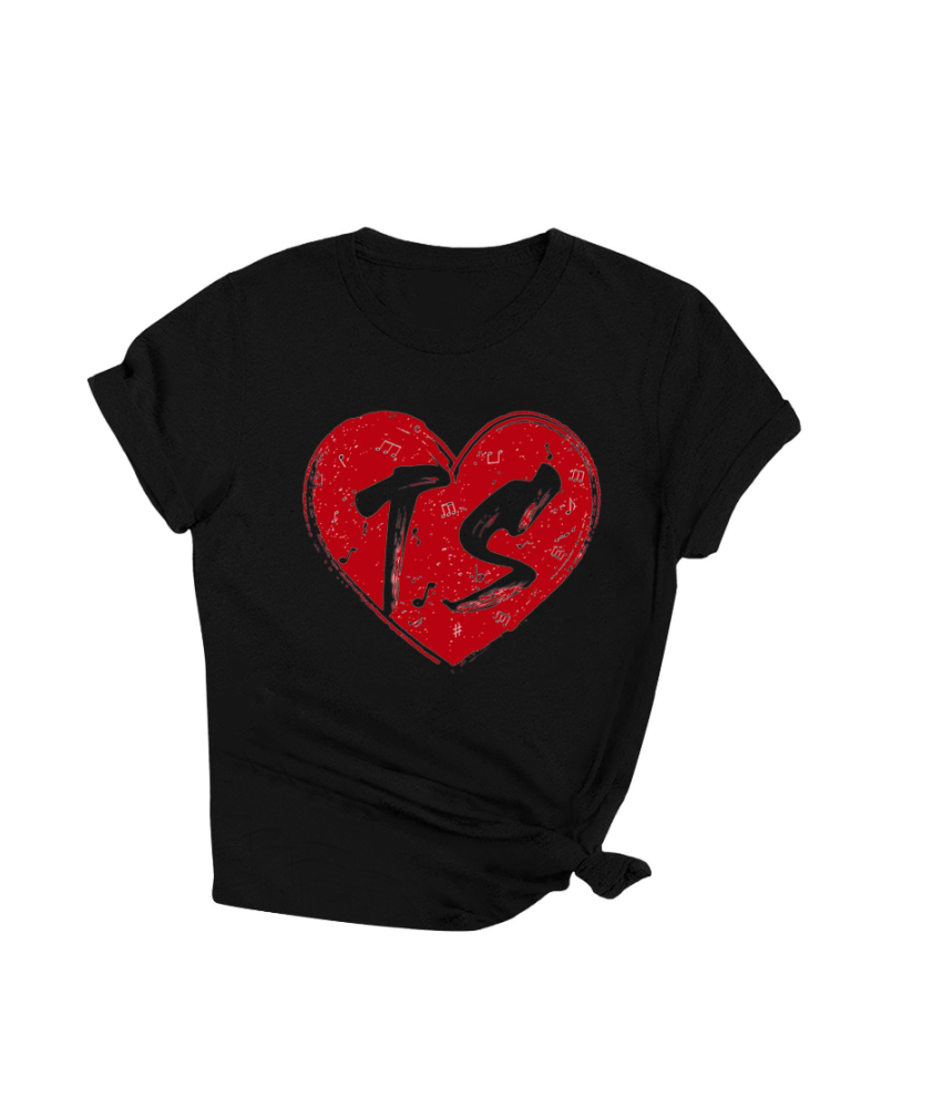 Hohololo Koszulka Damska z nadrukiem TS, Czarna, Rozmiar XS