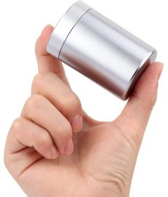 OZCHIN Aluminiowe Słoiki 2 Sztuki Hermetyczne Odporne Na Zapachy 50 ml
