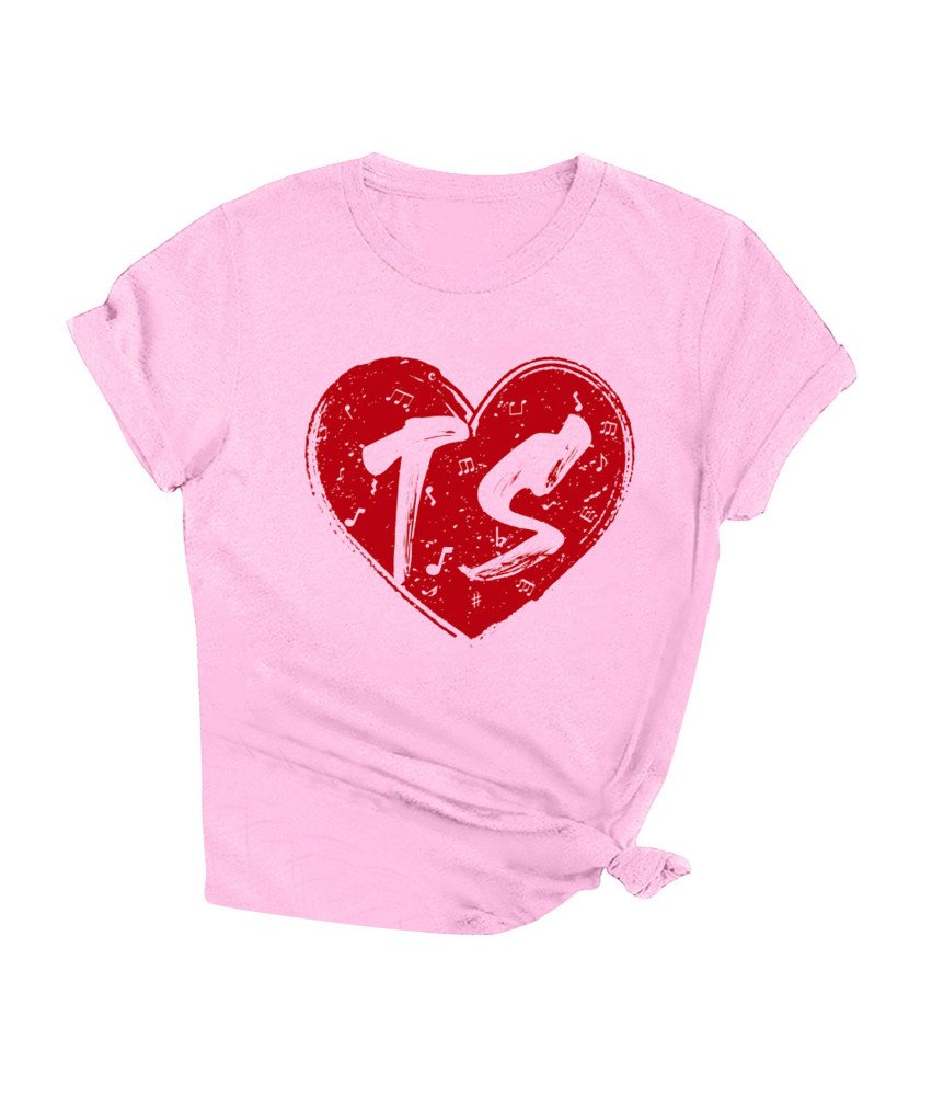 Hohololo Women's TS Printed T-Shirt, Pink, Velikost XL