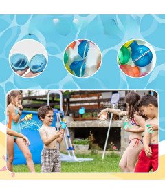 Komplet igrač za vodo za večkratno uporabo Sunshine Smile, 6 kosov