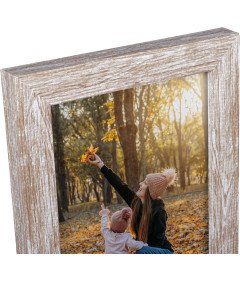 EXYGLO Zestaw Ramki na Zdjęcia 12 sztuk Eleganckie Jasnobrązowe 20 x 25 cm