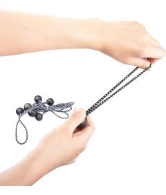 Ponjave Z Vrvico Z Žogo Bungee Sponke Za Šotor 60 Kosov 15 cm Črne