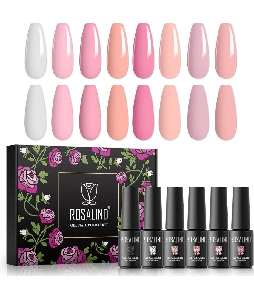 ROSALIND Gel lak za nohte Polpermanentni 8 barv Modna manikura