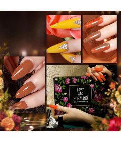 ROSALIND Lak za Nohte Gel Polish Poltrajni 8 Barv Modna Manikura