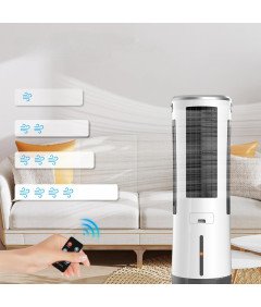 Klimatyzator Wentylator Osuszacz Powietrza Przeciw Komarom 100W 18L Bialy