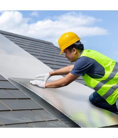 Dripex Aluminijasta Izolacijska Folija 0,6x25 m Dvojna Plast 15 ㎡