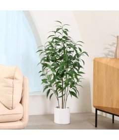 CROSOFMI Umetno Evkaliptusovo Drevo Realistično 125 cm v Loncu Realistično