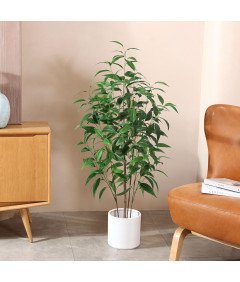 CROSOFMI Umetno Evkaliptusovo Drevo Realistično 125 cm v Loncu Realistično