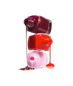 Uchwyt na Lakier do Paznokci Pierścionek Silikonowy Elastyczny Diament