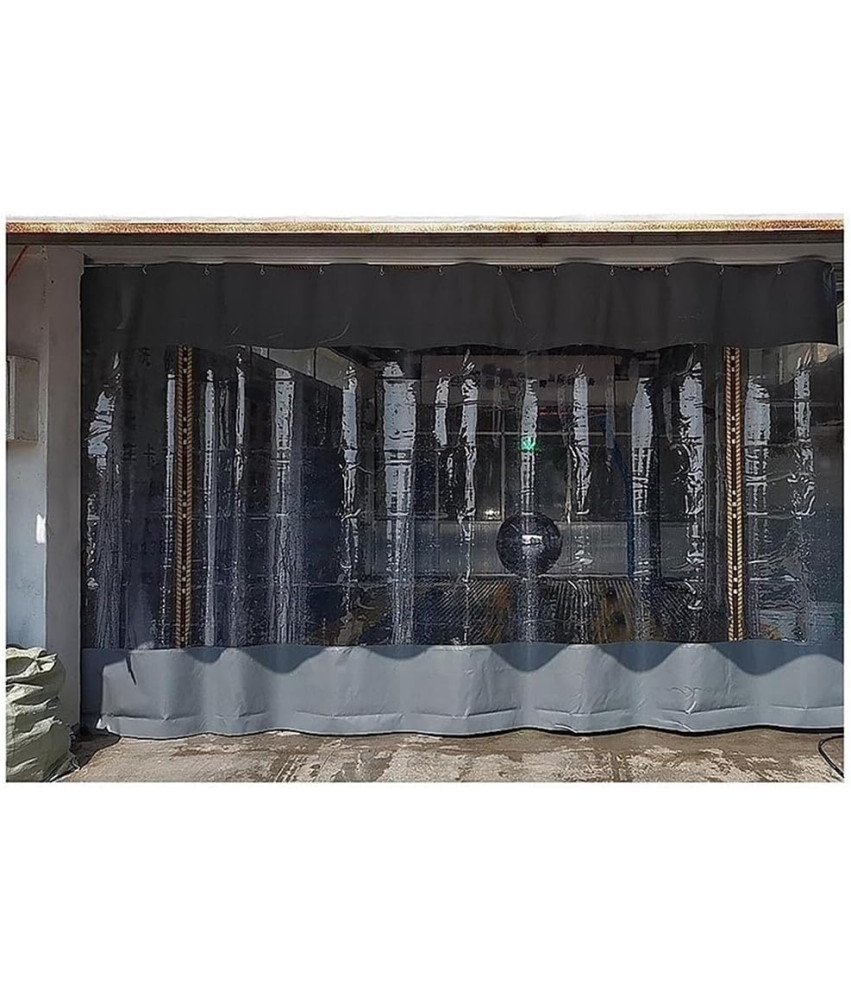 AMSXNOO Vodoodporna stranska zavesa iz PVC 2,5 x 2,5 m antracitne barve