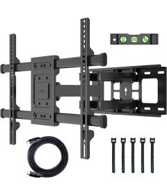 BONTEC Stenski nosilec za TV 32-84'' Črn VESA 600x400mm