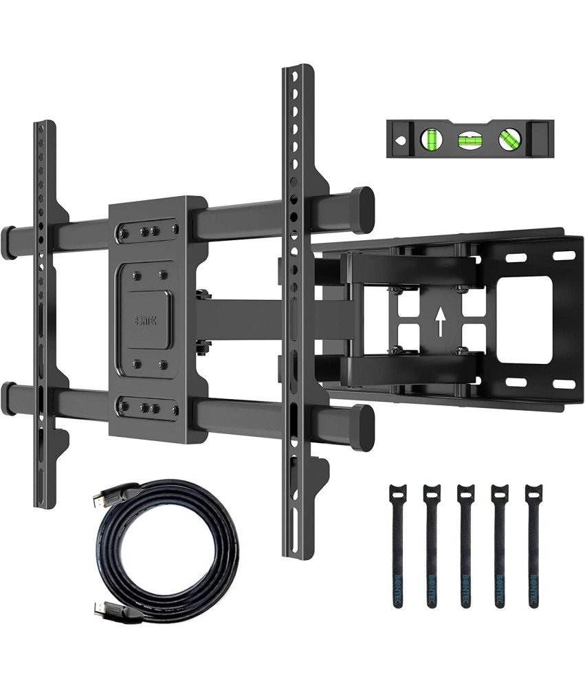 BONTEC Stenski nosilec za TV 32-84'' Črn VESA 600x400mm