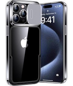 Humixx iPhone 15 Pro Case Transparentno, nežlahtno - Ultra zaščita