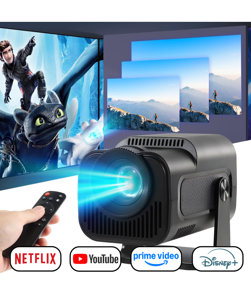 Mini Projektor HY320 4K/1080P Pametni Sistem Android 11 Bluetooth 5.0