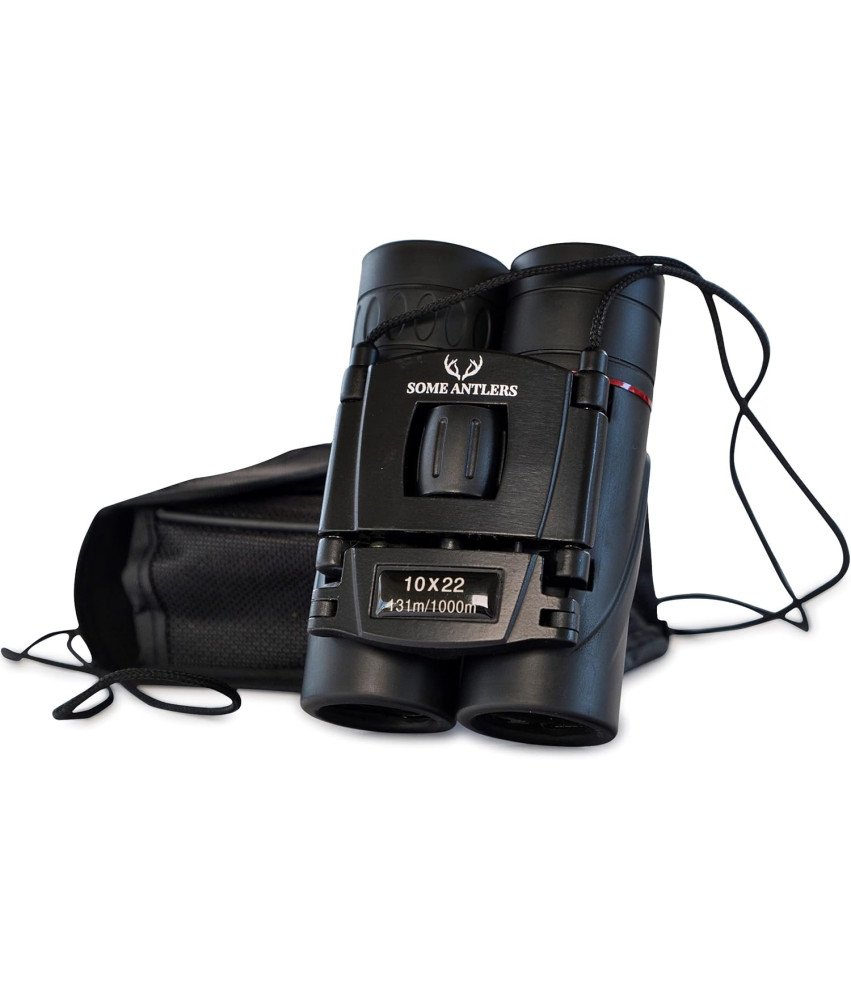 Lornetka Mini Składana Powiększa 10x Obserwacja Ptaków Regulacja Dioptrii