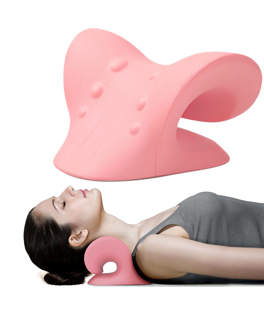 Poduszka Pod Kark Na Ból Szyi Karku Pleców Rozciągająca Ergonomiczna