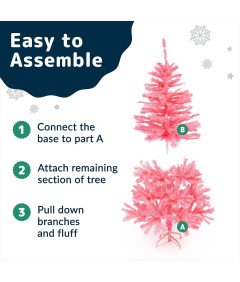 Umetna božična jelka 120 cm Realistična za praznike 320 vej Kovinsko stojalo