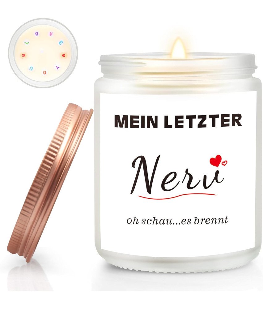 Świeca Zapachowa Lawendowa z Naturalnego Wosku Zabawny Prezent dla Bliskich