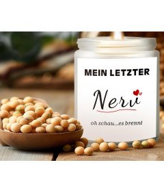 Świeca Zapachowa Lawendowa z Naturalnego Wosku Zabawny Prezent dla Bliskich