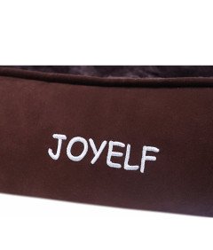 Legowisko dla Psa 76x56x17,5 cm Pluszowe z Pokrowcem i Zabawką Brązowe