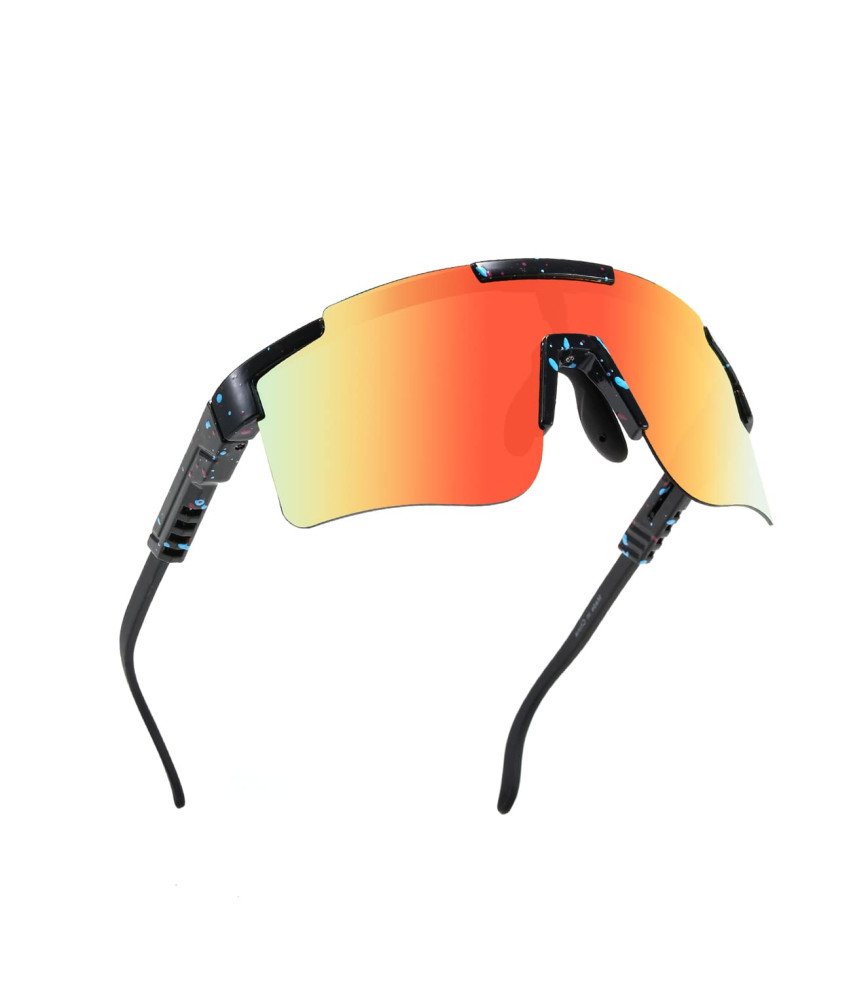 MARIDA Okulary Sportowe dla Mężczyzn Rowerowe Ochrona UV400 Czarne