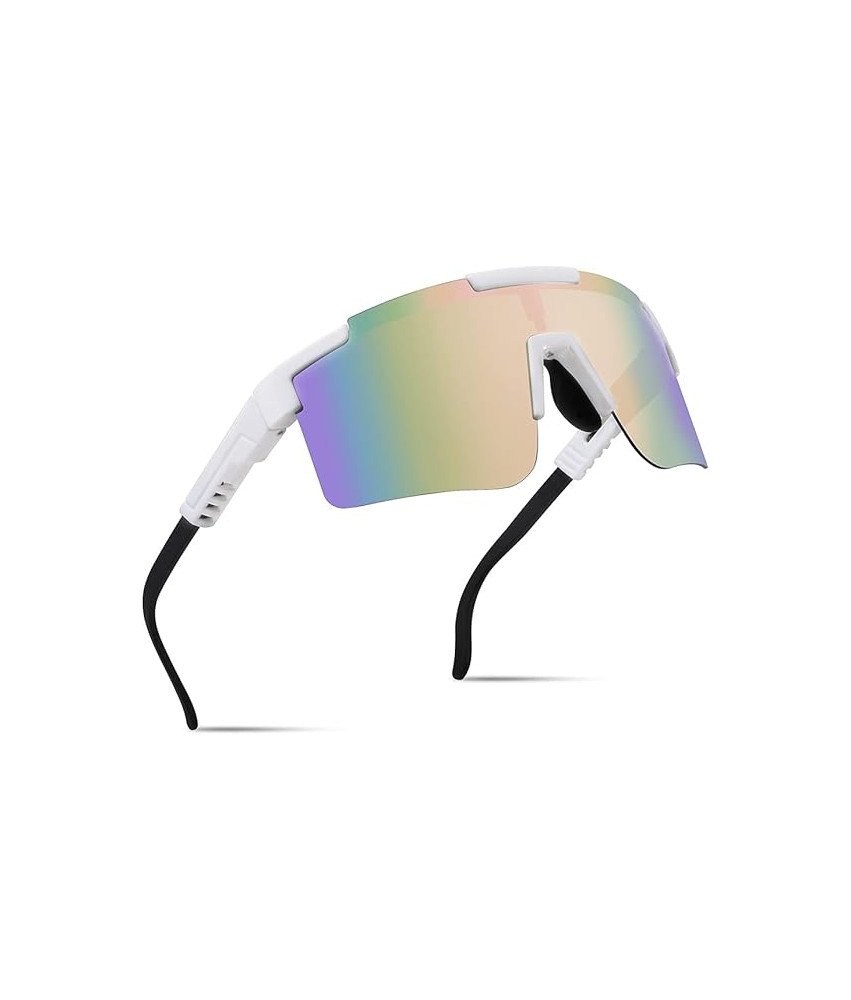 MARIDA Okulary Sportowe dla Mężczyzn Rowerowe UV400 Duże Soczewki
