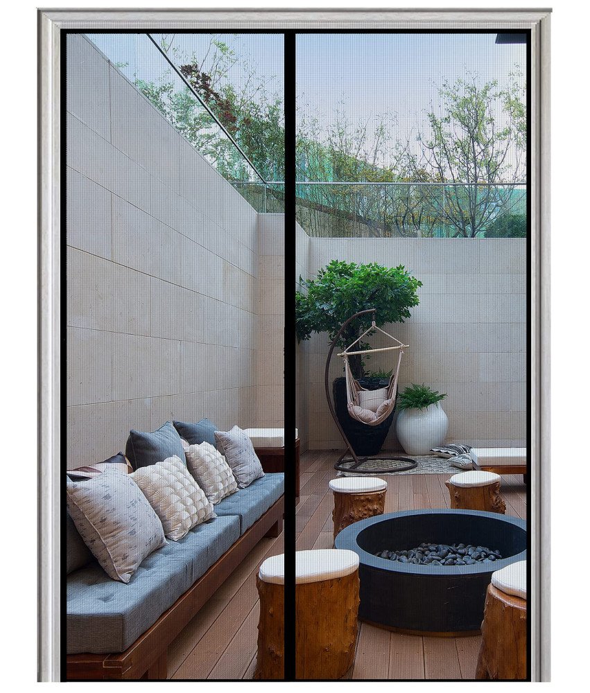 Homearda Magnetyczna Moskitiera na Drzwi Przeciw Owadom Wytrzymała 90x210cm