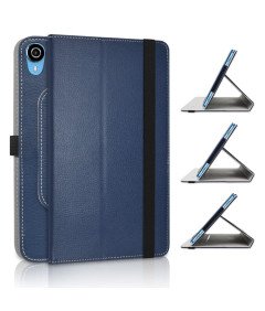 JRTAL Ovitek s poklopcem za tablični računalnik Teclast P25T 10" vrtljiv za 360° mornarsko moder