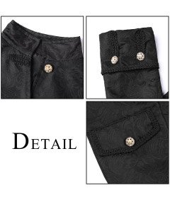 Strój Męski Wiktoriański z Żabotem Gotycki Frak Steampunk na Halloween XXL