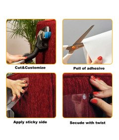 Ochraniacz Meblowy Taśma Ochronna Przed Zadrapaniami Kota i Psa 10 Sztuk