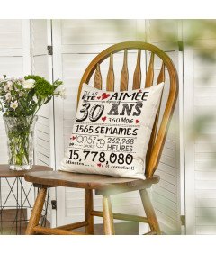 Artoid Mode Okrasna Prevleka za Vzglavnik za 30. Rojstni dan 45x45 cm