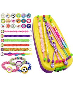 Zestaw do Tworzenia Bransoletek Przyjaźni DIY Rękodzieło dla Dziewczynek