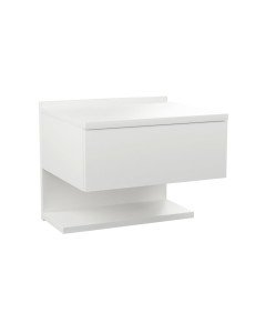 ComfortCove Viseča Nočna Omarica 35x30x31,6 cm Lesena Bela