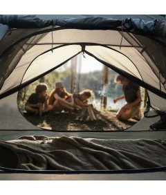 ShinHye Namiot Kempingowy 4 Osoby Wodoodporny Ultralekki Trekking Niebieski