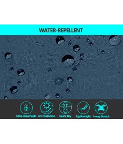 Mapamyumco Kurtka Męska Lekka do Biegania z Kapturem Niebieska Rozmiar S