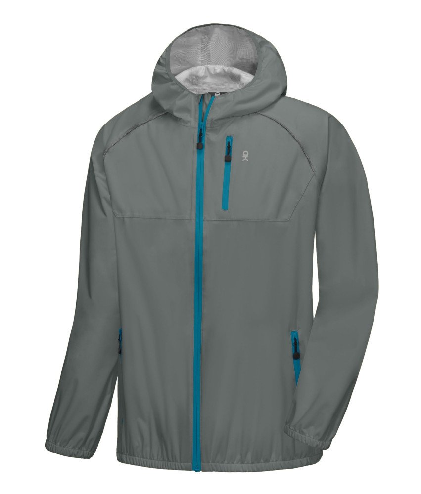 Little Donkey Andy Moška vetrovka za tek, odporna proti vetru, siva, XXL