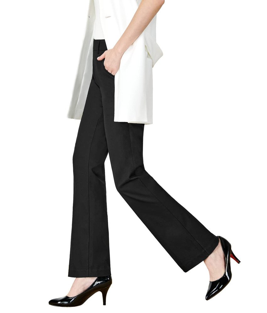 Tapata Spodnie Damskie Dzwony Garniturowe Antracytowe Długość 74 cm S