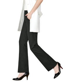 Tapata Spodnie Damskie Dzwony Garniturowe Antracytowe Długość 84 cm M