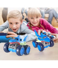 Daljinsko voden avto v obliki morskega psa na USB-C Darilo za otroke