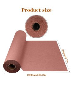 Mesarski papir Kraft BBQ 45x1500 cm Roza odporen na maščobo za peko na žaru