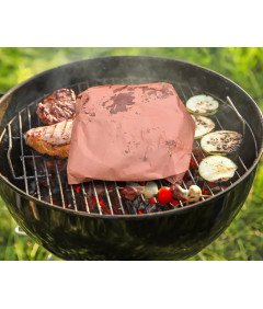 Papier Rzeźniczy Kraft BBQ 45x1500 cm Różowy Tłuszczoodporny Do Grillowania