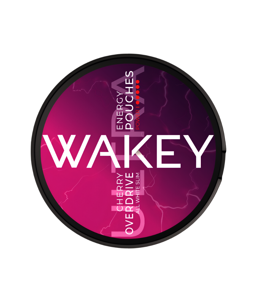WAKEY Kofeinske energijske vitaminske vrečke 200 mg Češnja 20 kos